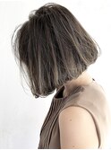 Rumor×ハイライト&ローライト「セミウェットミニマムボブ」