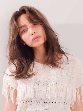 ムーン ティコブラーエ(moon tico brae) エアリーミディ/ショートパーマ/黒髪カタログ/ホワイトアッシュ/