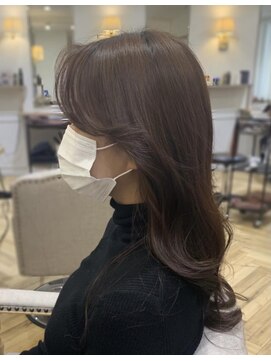 ルアナ ヘア アンド トリートメント(Luana) 韓ヘア☆s字バング #奥村
