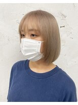 ヘアアトリエコモノ(hair l'atelier KoMoNo) 【2bleach】透明感、艶感抜群！ミルクティーベージュ