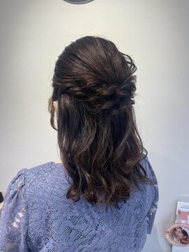 テトラ バイ ネオリーブ 横浜西口店(tetra by neolive) ＊編み編みハーフアップアレンジ＊