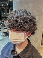 波巻きスパイラルパーマ/ツイストスパイラルパーマ/メンズウルフ