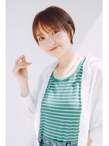 アッシュ 池袋店(Ash)&nbsp;20代30代40代『丸みが可愛いマッシュショート』　　＃池袋駅