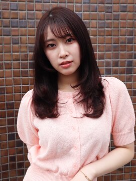 セシルヘアー 沖縄小録2号店(Cecil hair) レイヤーカット/ミディアムレイヤー/顔周りレイヤー/韓国暗髪