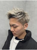 スパイキーショート×ホワイトシルバーカラー♪