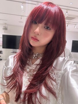 レディアル 渋谷(REDEAL) ワンホンヘア/韓国ヘア/ウルフ/前髪[レイヤーカット/渋谷]