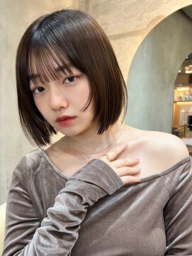 ロンド エスポワール 錦糸町(Lond espoir) 【北澤華】小顔シースルー前髪黒髪ボブルフ