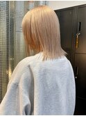 ブリーチカラー ミルクティーベージュ