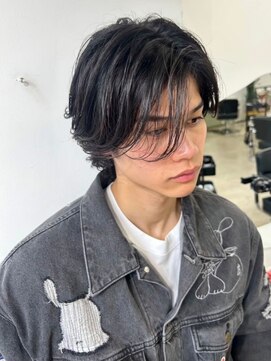 ポーチバイハニー オモテサンドウ(PORCH by HONEY omotesando) ウルフレイヤー韓国マッシュブルーブラックグレーハイライト3