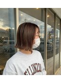 切りっぱなしボブ
