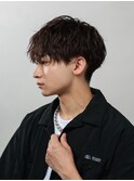 ツーブロック刈り上げ緩めツイストスパイラル