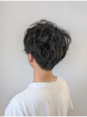 【佐藤哲朗】ツーブロ/緩めツイスパ/メンズパーマ