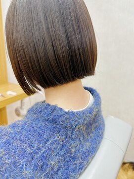 ガーデン 銀座(GARDEN) ボブ ナチュラルブラウン ブラウン 透明感 顔まわりレイヤー