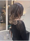 ＊ハイライトで動きを出す×大人ロングレイヤー＊