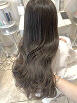 ザックラフィネ(ZACC raffine) オリーブベージュ/透明感艶カラー/韓国風巻き/レイヤーカット