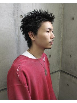 オーシャントーキョー ホワイト 原宿(OCEAN TOKYO WHITE) スパイキーショートベリーショート短髪アップバングフェード