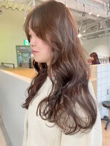 ラヴィズム 小新店(LUVISM)&nbsp;韓国/顔周りレイヤー/おくれ毛/ベージュ/ダブルカラー/西区/小新