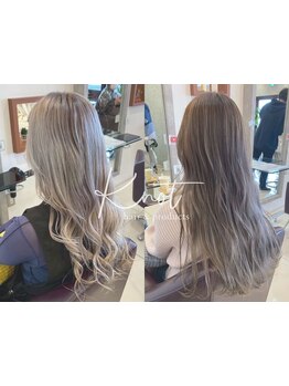 色落ちまで美しく*大人の品格を高める透明感カラー～白髪ぼかしまで◎[成田駅/髪質改善/ケアブリーチ]