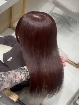 ジーナ サンシャイン通り池袋(Zina) 髪質改善 ピンクベージュ ブリーチなし 艶感 [mizuki]