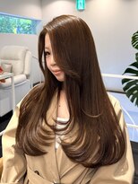 ピークスヘア(peaks hair)&nbsp;ワンカールレイヤー レイヤーカット ナチュラルレイヤー 堀江