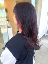 ヒビカ(HIBIKA) 深みラベンダーと隠れピンク 大人レイヤー