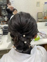 リボン ヘアメイク セットアップ
