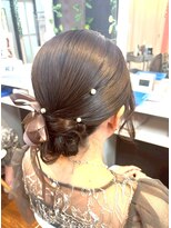 ジェネータ 新横浜店(GENETA) 艶シニヨン【新横浜/ヘアセット/着付け/ヘアメイク】