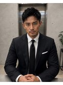 スーツ仕事でもカッコいい!ベリーショート/短髪/フェード/銀座