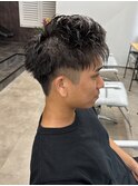 アップバングツーブロックショートビジネスショート船橋駅保立