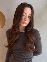 ルーチェ 溝の口(Luce)&nbsp;韓国風重めレイヤーロング×マロンカラー