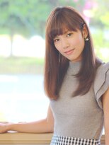 テューア ヘア ガーデン(tua hair garden)&nbsp;ツヤ感のある重めなストレートセミロング