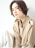 [K-two銀座] ラフな抜け感ウェットセンシュアルショートボブ