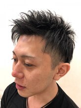 グラッド ヘアーアンドエステ(GLAD hair&esthe) ザクッとした毛束感で男らしさのあるメンズショート