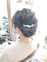 ロカット サロン(Roquat Salon)&nbsp;ロングシニヨンアレンジ【ヘアアレンジ　立川南口/立川/八王子】