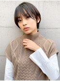 【mee.】ハセガワヒトシ　シアーネイビーショート☆表参道