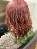 ヘアーメイクパーソナル&nbsp;【鬼滅カラー】甘露寺蜜璃風カラー　室内Ver★★