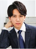 マッシュ短髪ツーブロックモテる束感モテ髪イケメン黒髪ビジネス
