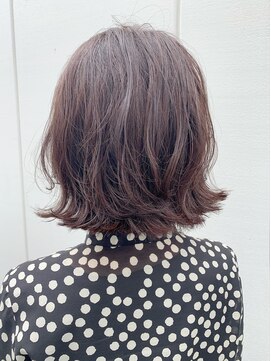 ルーファス 恵比寿 渋谷(Ruufus) ゆるふわナチュラル外はねボブ【Ruufus恵比寿渋谷】3157a