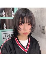 インク 渋谷(INK.)&nbsp;ボブ/フェザーバング/大人かわいい/グラデハイライト[渋谷]