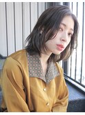 外はね クールに大人かっこいいボブ
