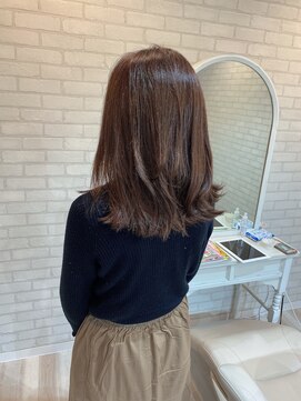 マーリャヘアー(mallia hair) くびれ外ハネセミロング