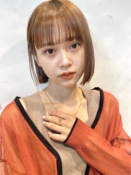 ガーデン タチカワ(garden tachikawa) ニュアンスアラーヌーディーベージュコンパクトミニボブ