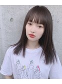 透明感☆切りっぱなしセミロング_Tsubasa