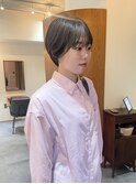 ショート×暗髪グレージュ【横浜/横浜駅】