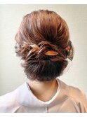 礼装　訪問着　ヘアセット　ロング　大阪
