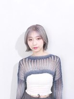パノラ 下北沢(PANOLA)&nbsp;ハイトーンカラー/ボブ/グレーカラー/シースルーバング