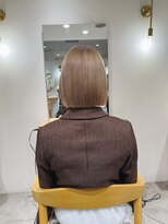 チェレ アズーリ 狭山店(Chere azuri)&nbsp;30代40代パッツとボブ/明るく出来る白髪染め/ベージュカラー