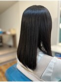 小顔ネビージュワンレン/縮毛矯正/髪質改善/ツヤ髪/くせ毛