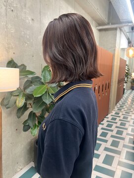 ノエ(noe) 切りっぱなしボブ（20代/30代/ベージュ/グレージュ）M36