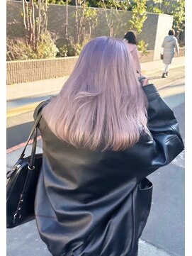 モアナ バイ ヘッドライト 沖縄東崎店(Moana by HEADLIGHT) Moana【東崎】#ブリーチ#ダブルカラー#ミルクティーベージュ